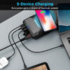 Renogy 72000mAh 266Wh Power Bank Charge 5 devices at one portable