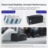 PRO 12-Volt 200Ah Smart LifePO4 Battery w/Bluetooth & Self-heating 2 Pack - Image 4